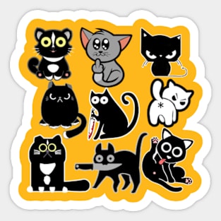 cats Sticker